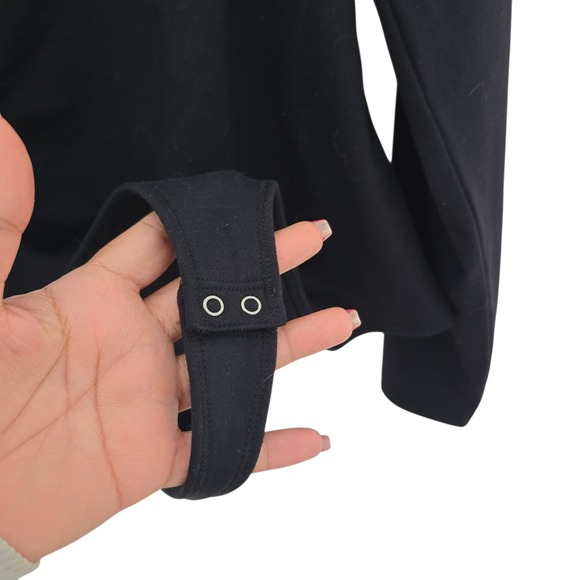 Abercrombie & Fitch One Shoulder Bodysuit Women XL Black Soft Stretch - Picture 5 of 6